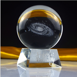 3D Galaxy/Solar System Crystal Ball