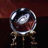 3D Galaxy/Solar System Crystal Ball