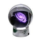 3D Galaxy/Solar System Crystal Ball