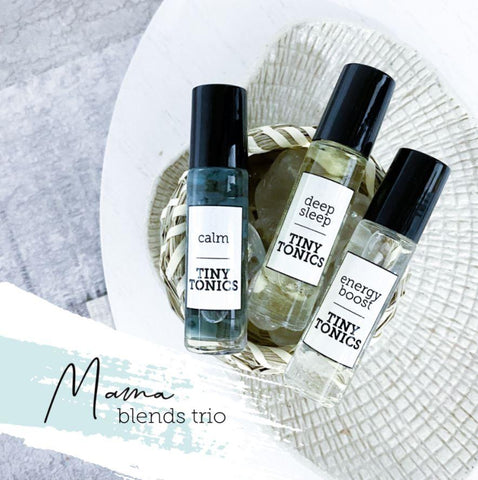 Essential Oil Roller Blends | Mama Blends Trio